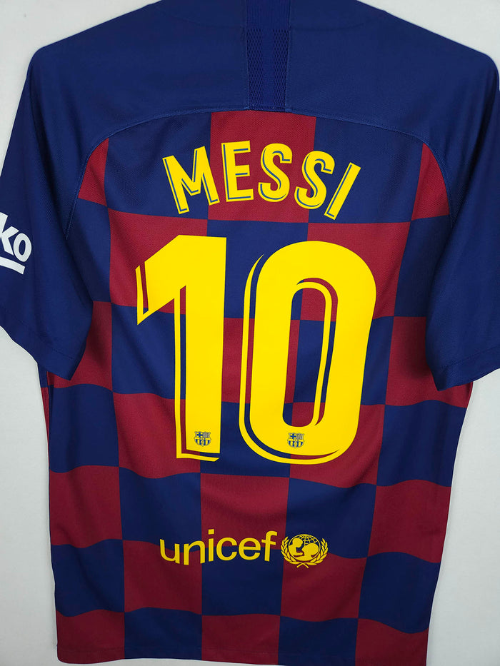 2019-20 Barcelona Home Shirt Messi #10 - detailed view
