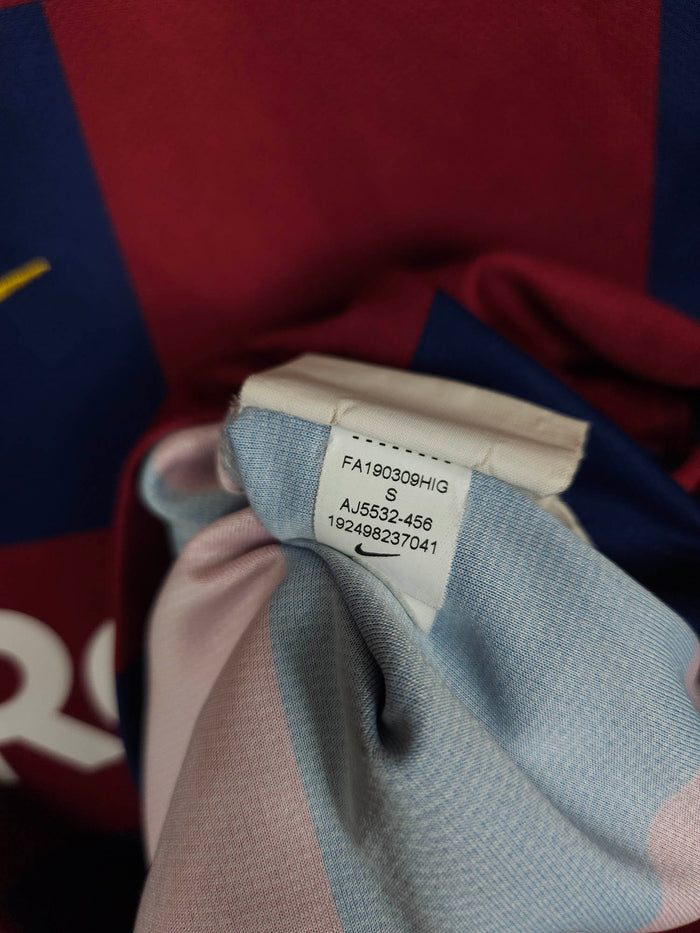 2019-20 Barcelona Home Shirt Messi #10 - detailed view