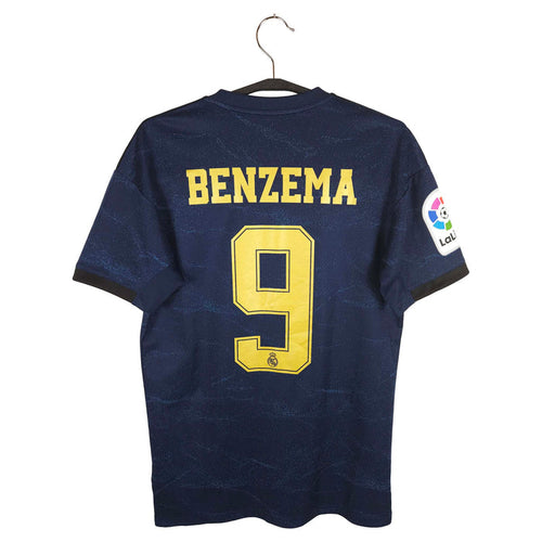2019-20 Real Madrid Away Shirt Benzema #9 - back view