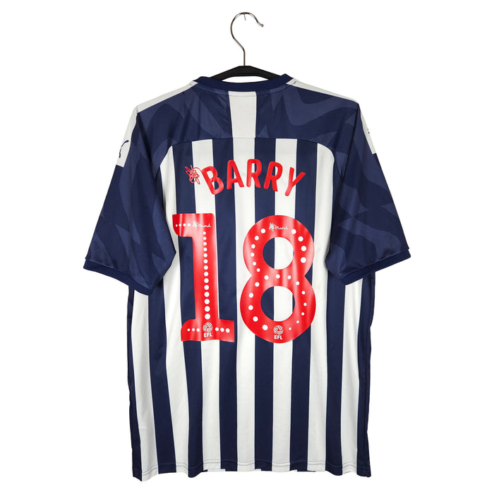 2019-20 West Bromwich Albion Home Shirt Barry #18 - back view