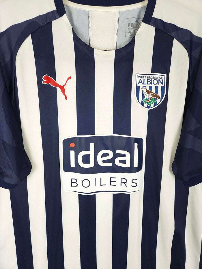 2019-20 West Bromwich Albion Home Shirt Barry #18 - detailed view