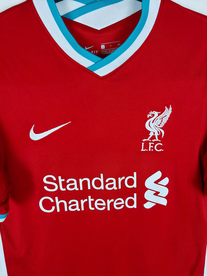 2020-21 Liverpool Home Shirt Virgil #4 - detailed view