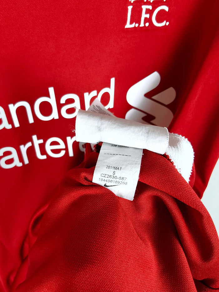 2020-21 Liverpool Home Shirt Virgil #4 - detailed view