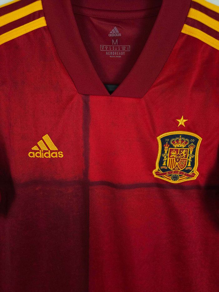 2020-21 Spain Home Shirt - detailed view