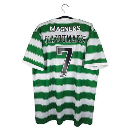 2021-22 Celtic Home Shirt Giakoumakis #7 - back view