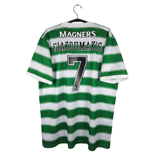 2021-22 Celtic Home Shirt Giakoumakis #7 - back view