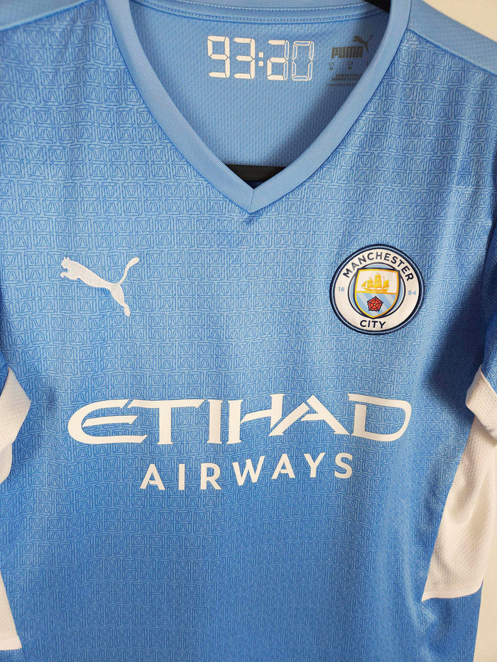 2021-22 Manchester City Home Shirt - detailed view
