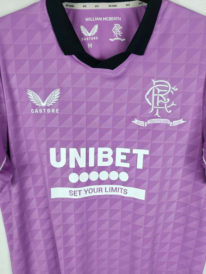 2021-22 Rangers Third Shirt - detailed view