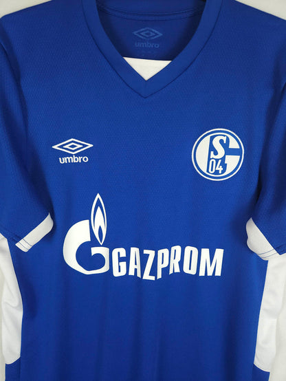 2021-22 Schalke 04 Home Shirt Thiaw #33 - detailed view