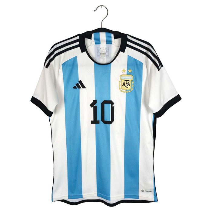 2022-23 Argentina Home Shirt Messi #10 - front view