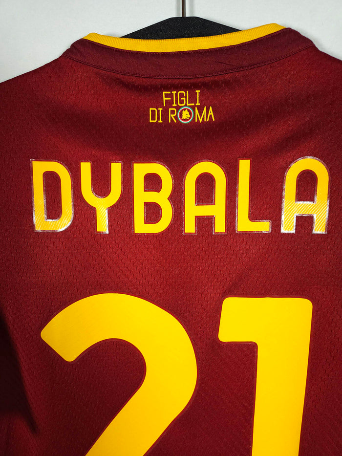 2022-23 AS Roma Home Shirt Dybala #10 - detailed view