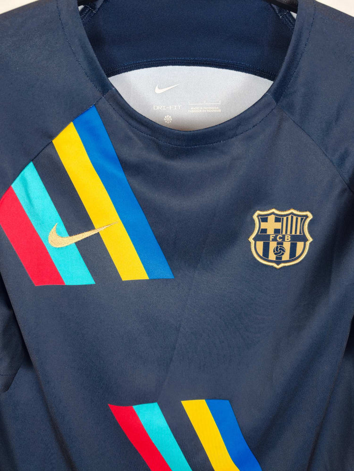 2022-23 Barcelona Pre-Match Shirt - detailed view