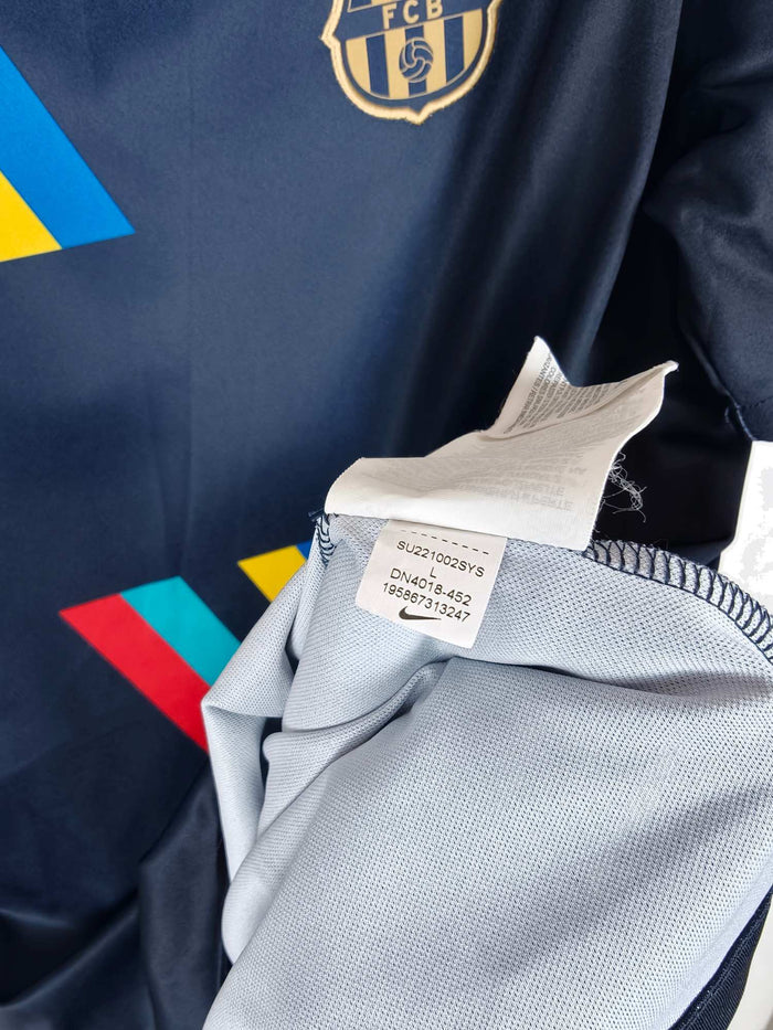2022-23 Barcelona Pre-Match Shirt - detailed view