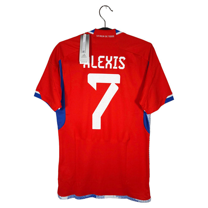 2022-23 Chile Home Shirt Alexis #7 - back view