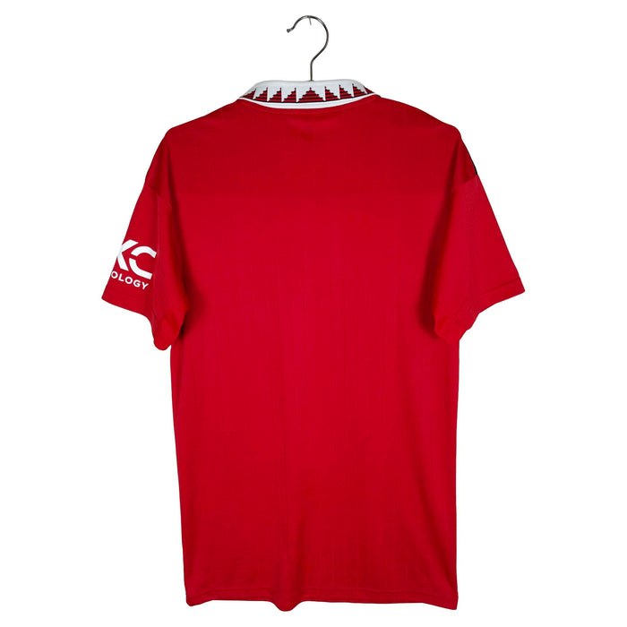 2022-23 Manchester United Home Shirt - back view