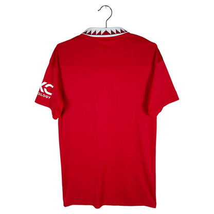 2022-23 Manchester United Home Shirt - back view