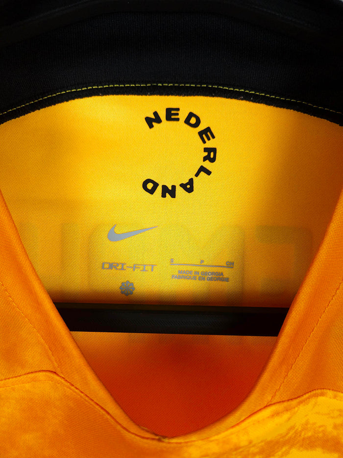 2022-23 Netherlands Home Shirt Memphis #10 - detailed view
