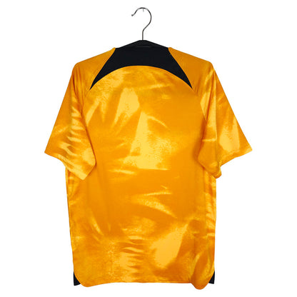 2022-23 Netherlands Home Shirt - back view
