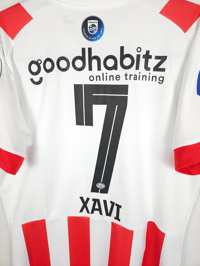 2022-23 PSV Home Shirt Xavi #7 - detailed view