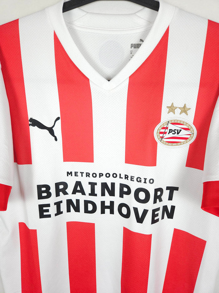 2022-23 PSV Home Shirt Xavi #7 - detailed view