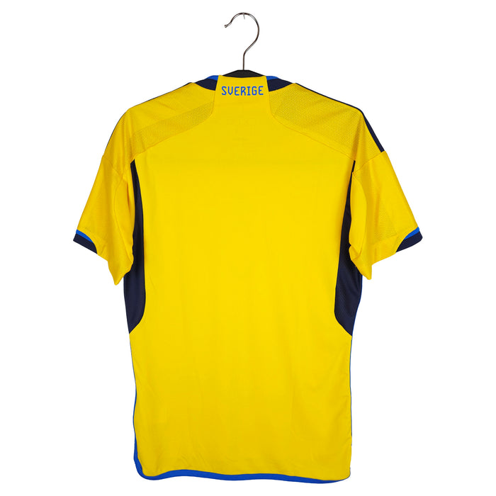 2022-23 Sweden Home Shirt - back view