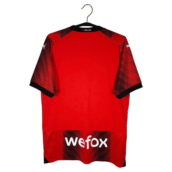 2023-24 AC Milan Home Shirt - back view