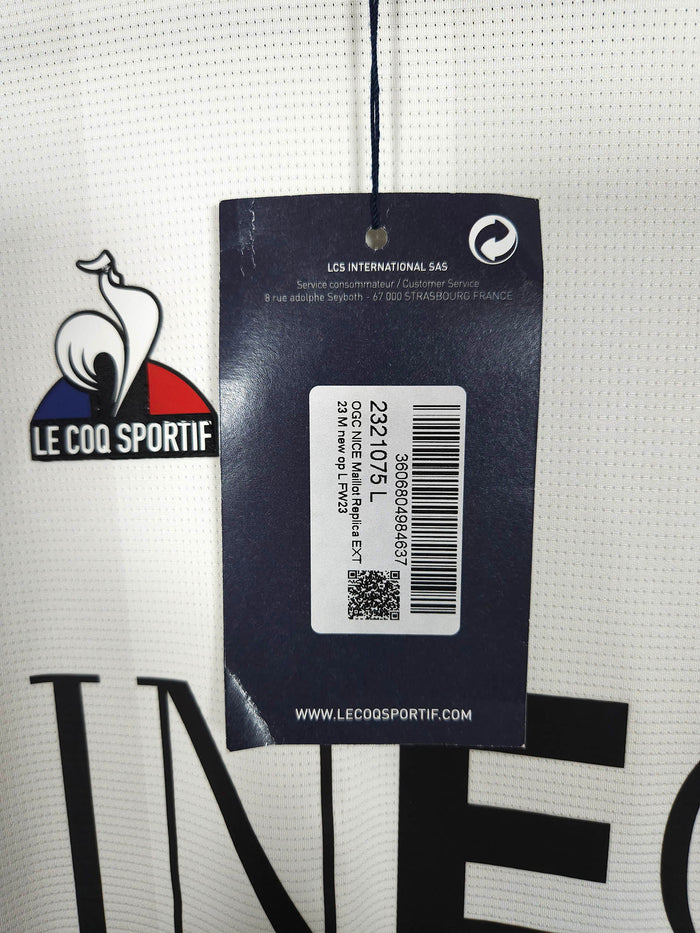 2023-24 Nice Away Shirt - detailed view