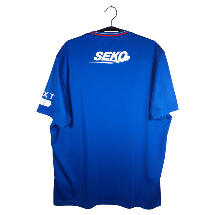 2023-24 Rangers Home Shirt - back view