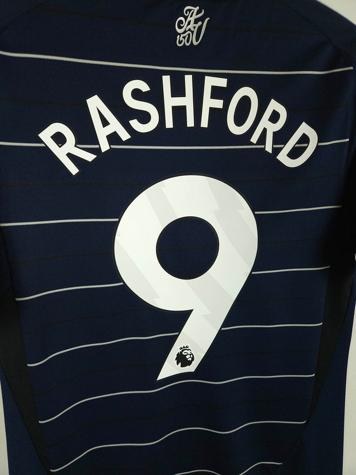 2024-25 Aston Villa Third Shirt Rashford #9 - detailed view
