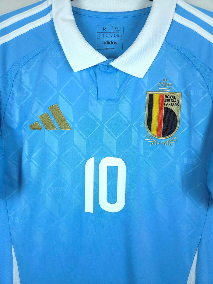 2024-25 Belgium Away Shirt Lukaku #10 - detailed view
