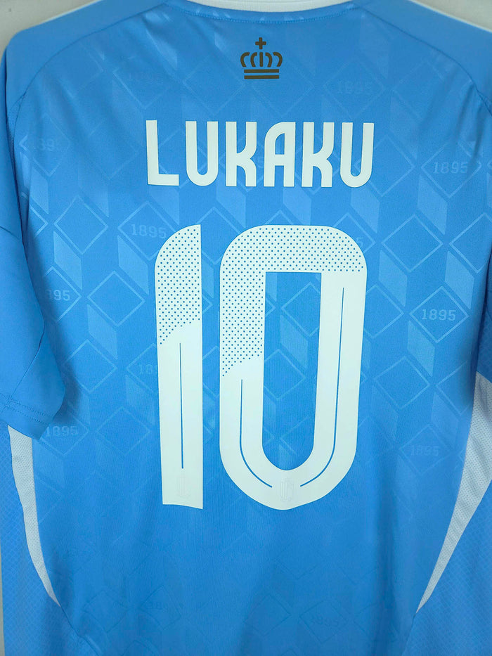 2024-25 Belgium Away Shirt Lukaku #10 - detailed view