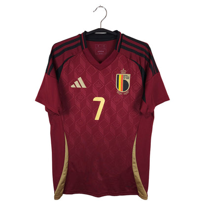 2024-25 Belgium Home Shirt De Bruyne #7 - front view