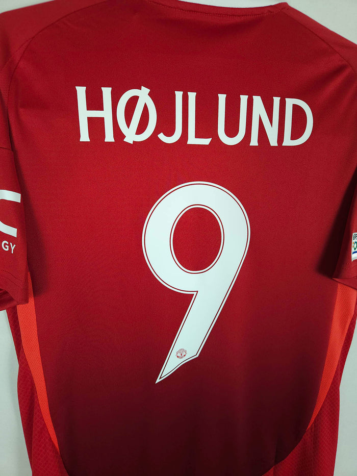 2024-25 Manchester United Home Shirt Højlund #9 - detailed view