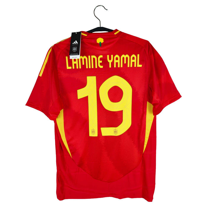 2024-25 Spain Home Shirt Lamine Yamal #19 (Pro) - back view