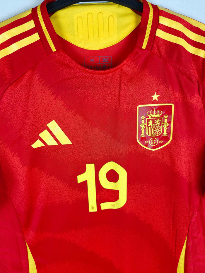 2024-25 Spain Home Shirt Lamine Yamal #19 (Pro) - detailed view