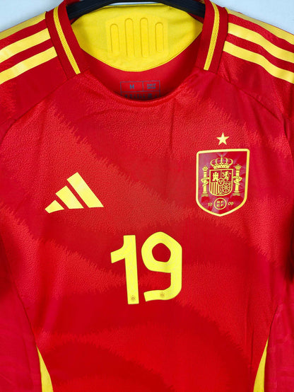 2024-25 Spain Home Shirt Lamine Yamal #19 (Pro) - detailed view