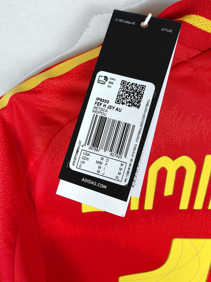 2024-25 Spain Home Shirt Lamine Yamal #19 (Pro) - detailed view