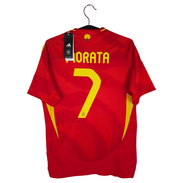 2024-25 Spain Home Shirt Morata #7 (Pro) - back view