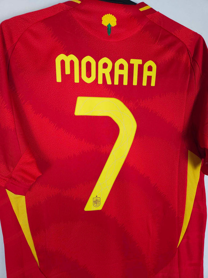 2024-25 Spain Home Shirt Morata #7 (Pro) - detailed view