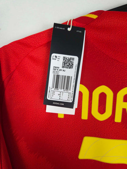2024-25 Spain Home Shirt Morata #7 (Pro) - detailed view