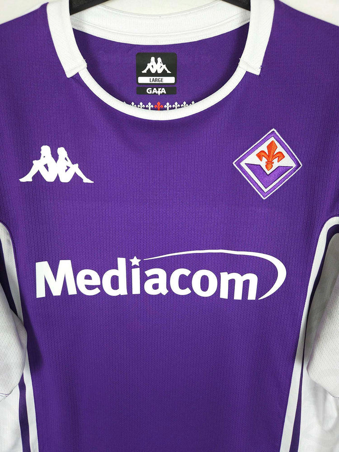 2025-26 Fiorentina Home Shirt Dzeko #9 - detailed view