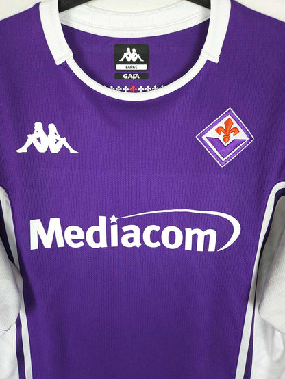 2025-26 Fiorentina Home Shirt Dzeko #9 - detailed view