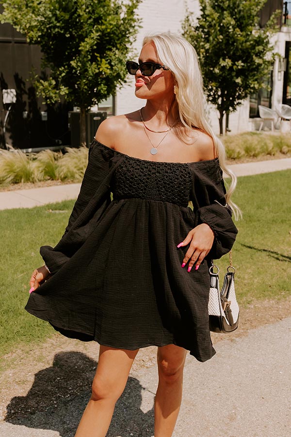 Release Your Worries Dress In Black