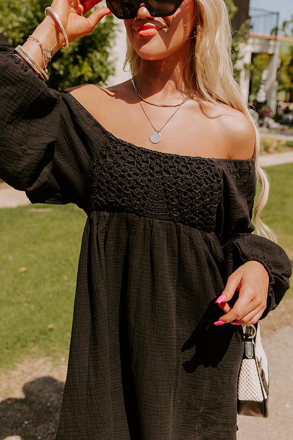 Release Your Worries Dress In Black