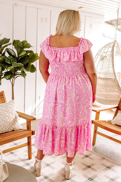 Laguna Luxe Smocked Midi Curves