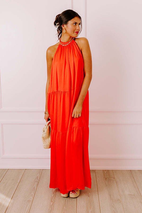 Rio Romance Halter Maxi