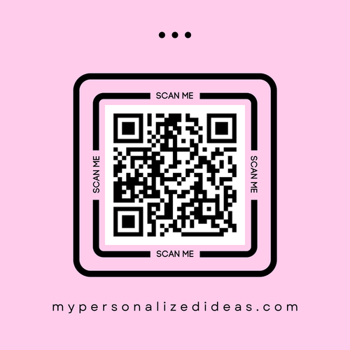 2.25 x 2.25" Two Sided FRP QR CODE Square Key Chain, Custom, Personalized for your business