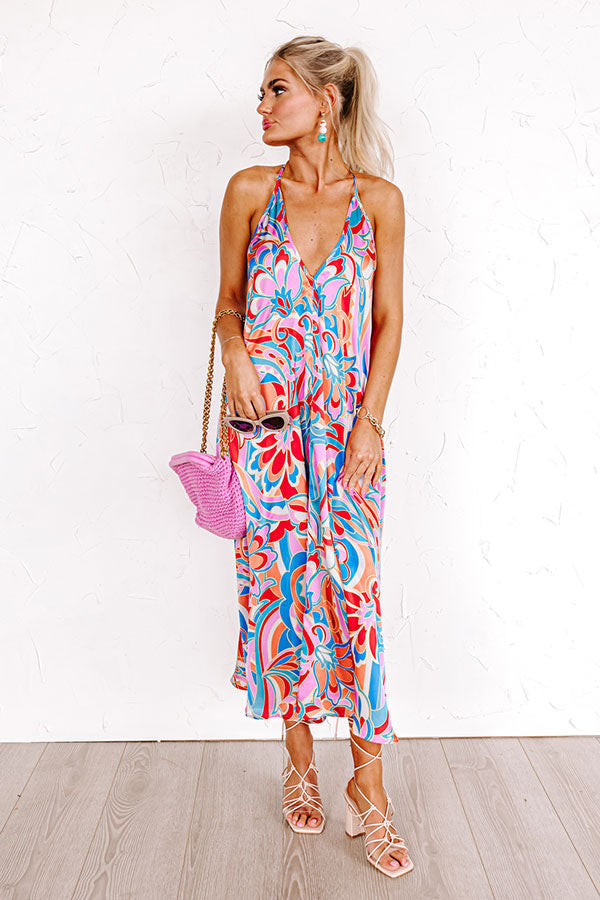 Sweetest Rush Satin Midi