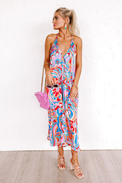 Sweetest Rush Satin Midi