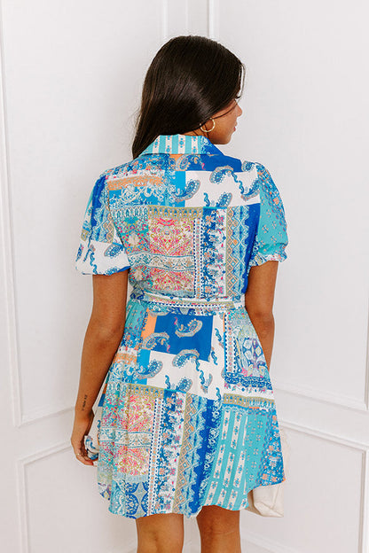 New Music Paisley Mini Dress